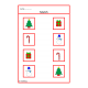 Christmas Matching, Nativity & Decorations Worksheets and File Folders
